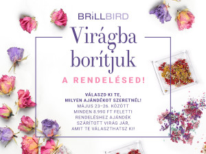 Virágos meglepetés a BrillBirdtől – Ajándék Floral Art mix minden vásárláshoz!